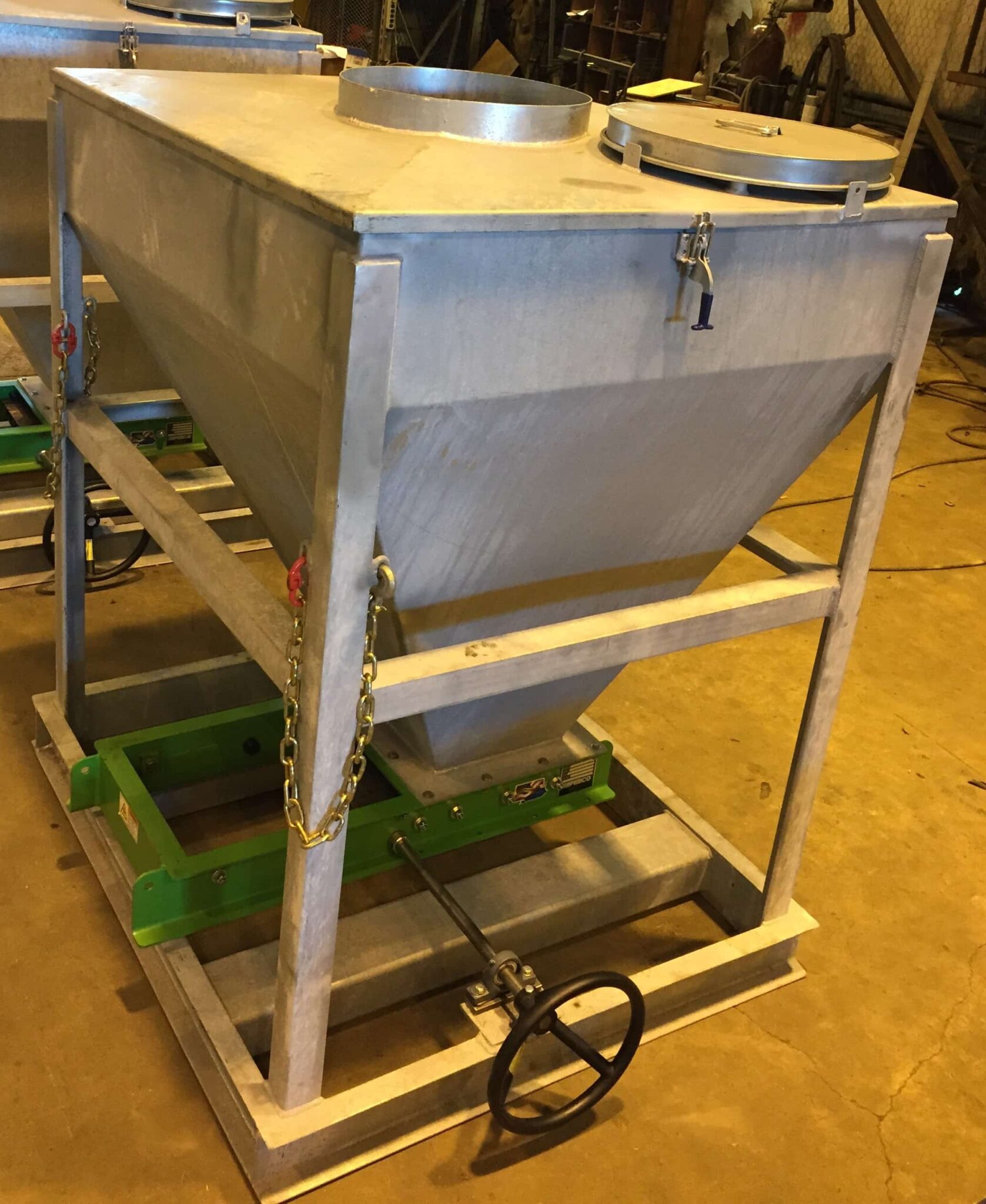 Silo and Hopper Fabrication Solids Material Handling Abrasive